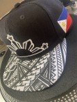 Philippines Islands Filipino Flag Pinoy Pinay Custom Snapback Tribal Black
