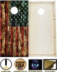 Patriotic American Eagle Cornhole Board Set