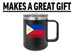 Philippines Flag 15oz Stainless Steel Coffee Mug