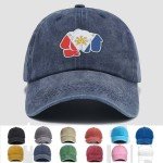 Filipino Flag Embroidered Cap for 4th of July