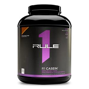 Rule1 R1 Casein Protein Chocolate Fudge, 1.8 kg