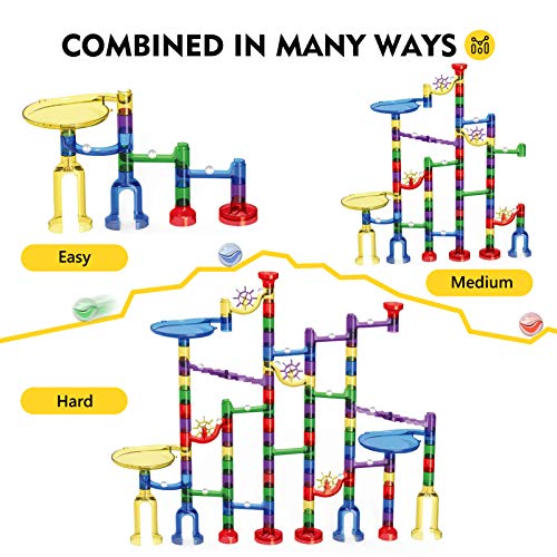 Magicfly Marble Run Set - 127 Pcs Educational Track