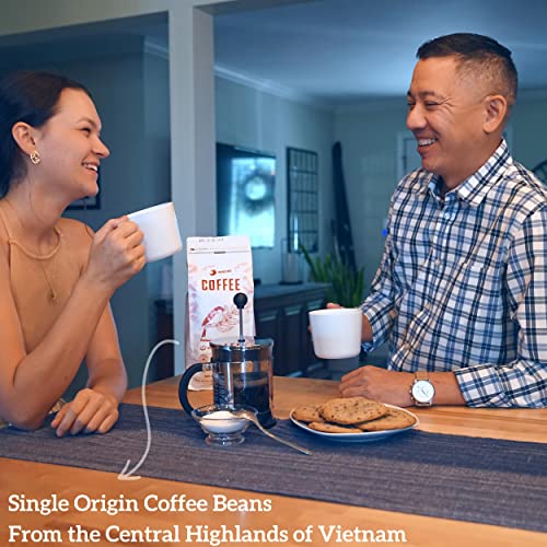 Birdee Vietnamese Medium Roast Whole Bean Coffee 2.2 LB