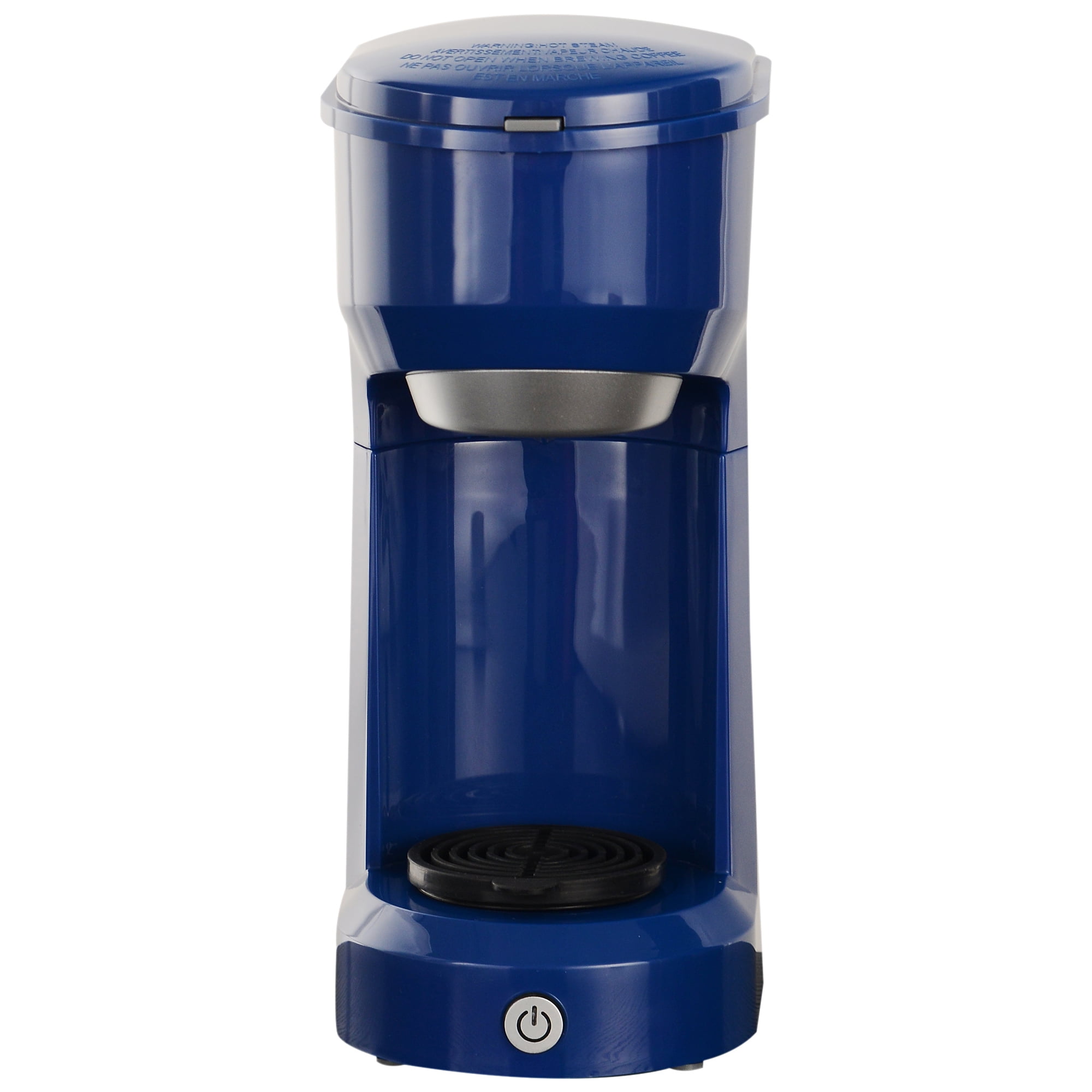 Blue Single Serve Coffee Maker with Filter