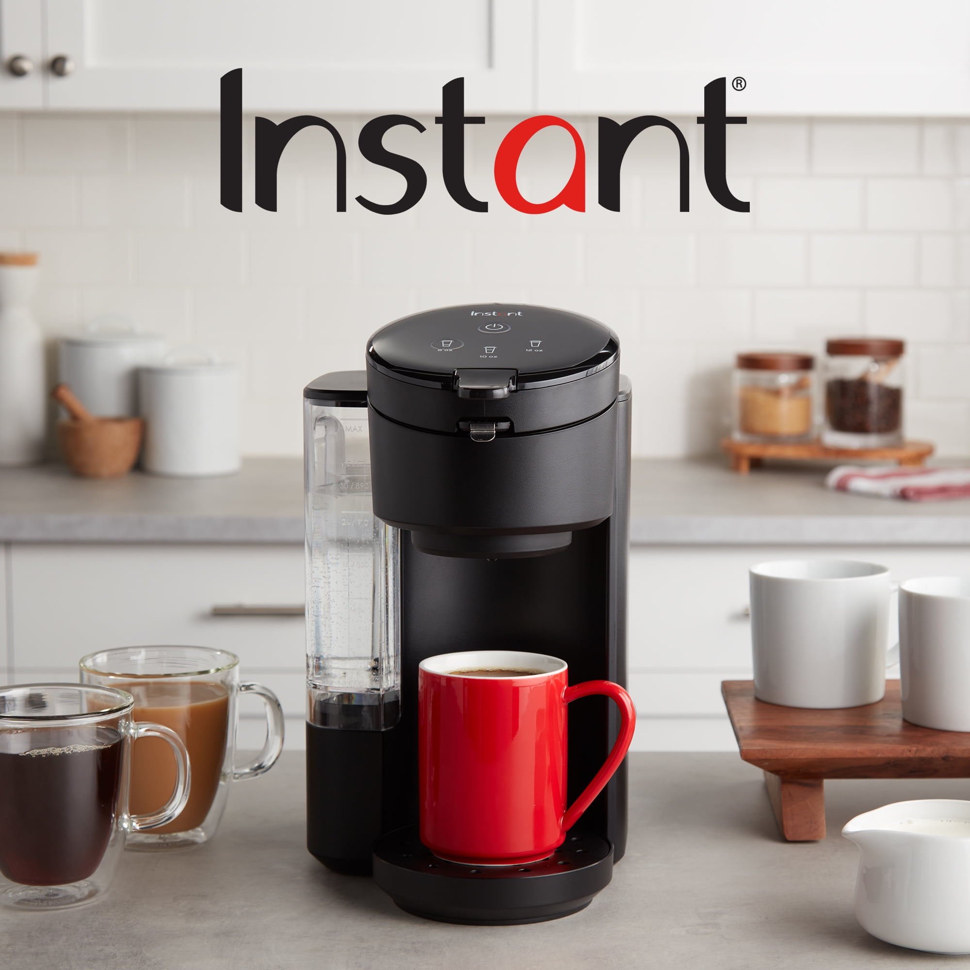 Black 2-in-1 Coffee Maker for K-Cup Pods