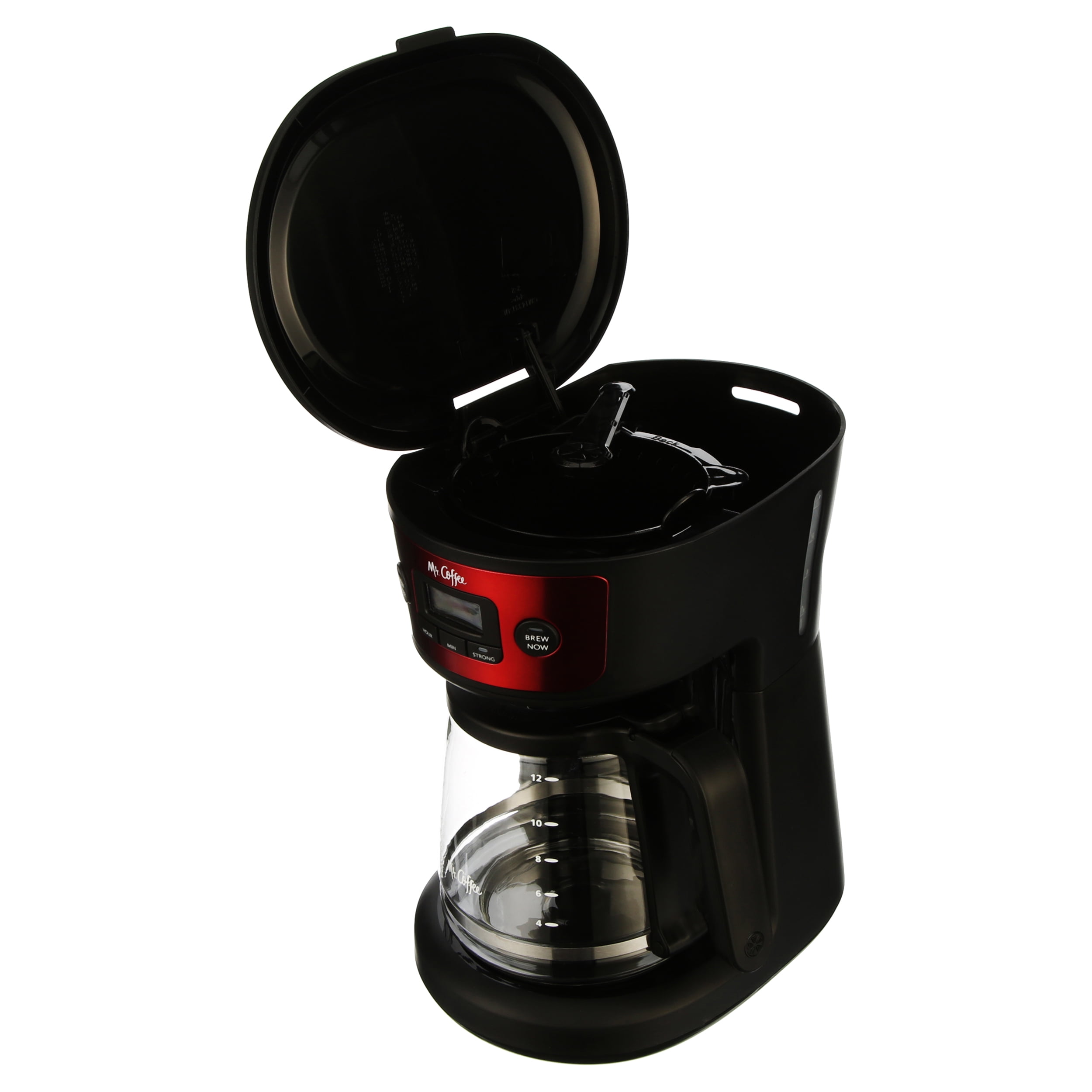 Programmable Drip Coffee Maker - 12-Cup, Red