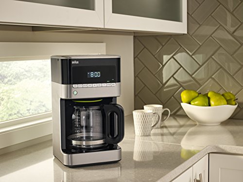 12-Cup Black Braun Brew Sense Coffee Maker