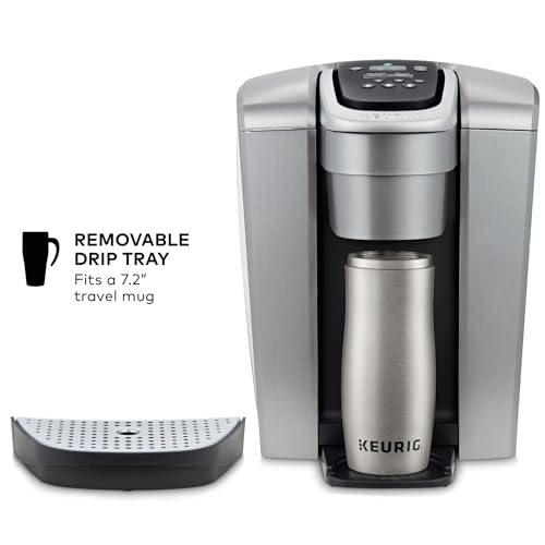 Keurig K-Elite Single-Serve Coffee Maker, Brushed Silver