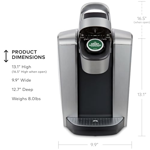 Keurig K-Elite Single-Serve Coffee Maker, Brushed Silver