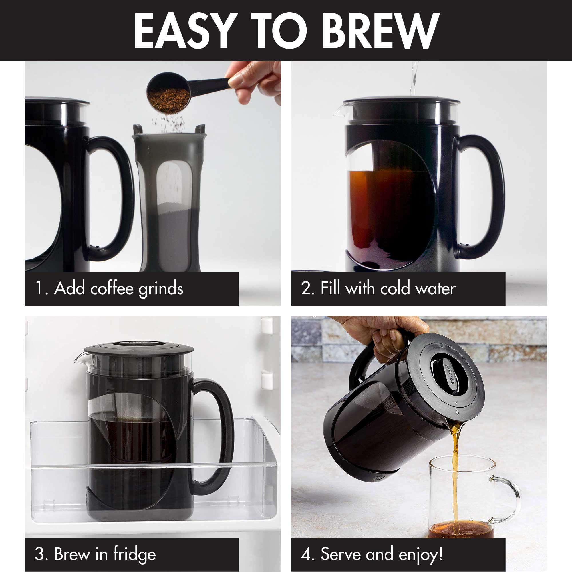 Primula Iced Coffee Maker - Black