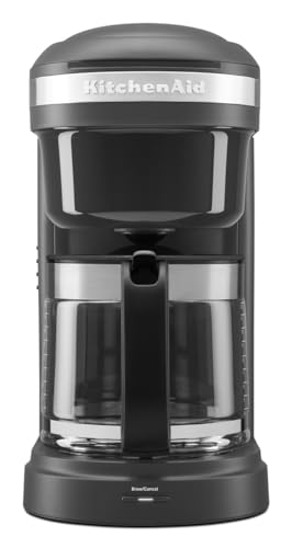 Matte Grey KitchenAid Coffee Maker, 12 Cup
