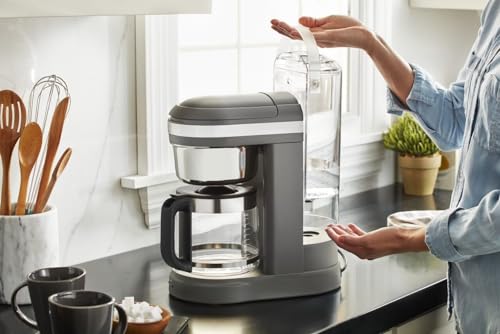 Matte Grey KitchenAid Coffee Maker, 12 Cup