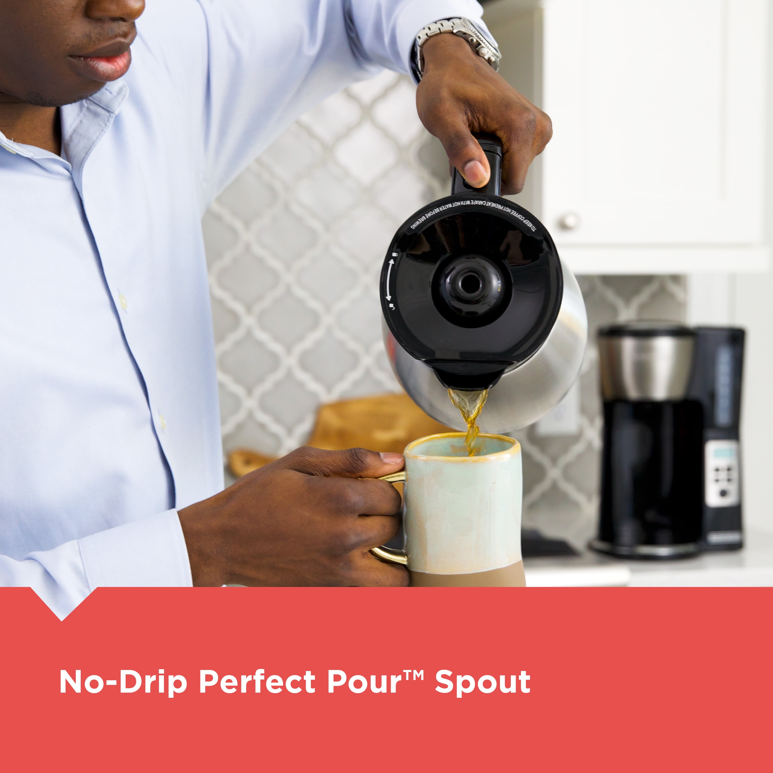 12 Cup Black Drip Coffee Maker by BLACK+DECKER