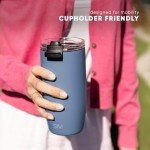 Reusable Insulated Travel Coffee Mug - 16oz Sea Glass