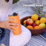 Reusable Insulated Travel Coffee Mug - 16oz Sea Glass