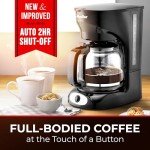 Mueller 12-Cup Drip Coffee Maker: Auto Warm Feature, Anti-Drip