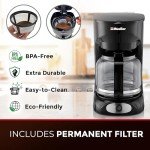 Mueller 12-Cup Drip Coffee Maker: Auto Warm Feature, Anti-Drip