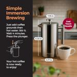 Mueller French Press Stainless Steel Coffee Maker