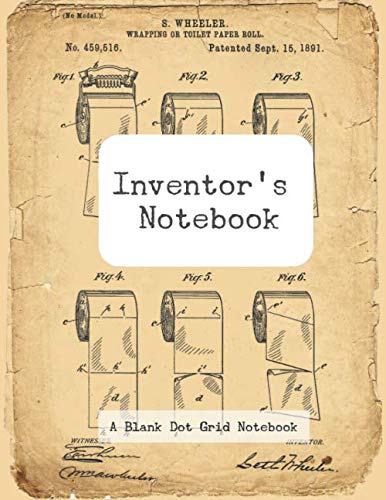 Inventor's Notebook: Dot Grid, 100 Consecutively Numbered Pages (8.5" x 11")