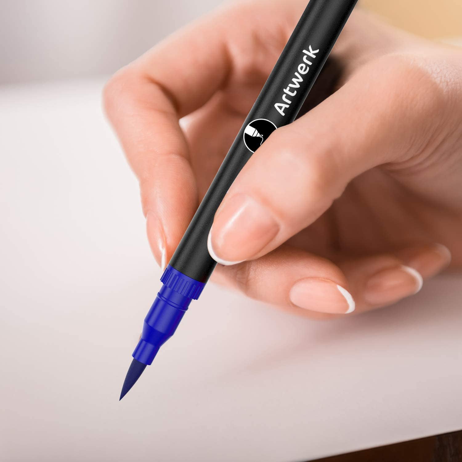15 Pack Brush Calligraphy Pens - Pastel Colors