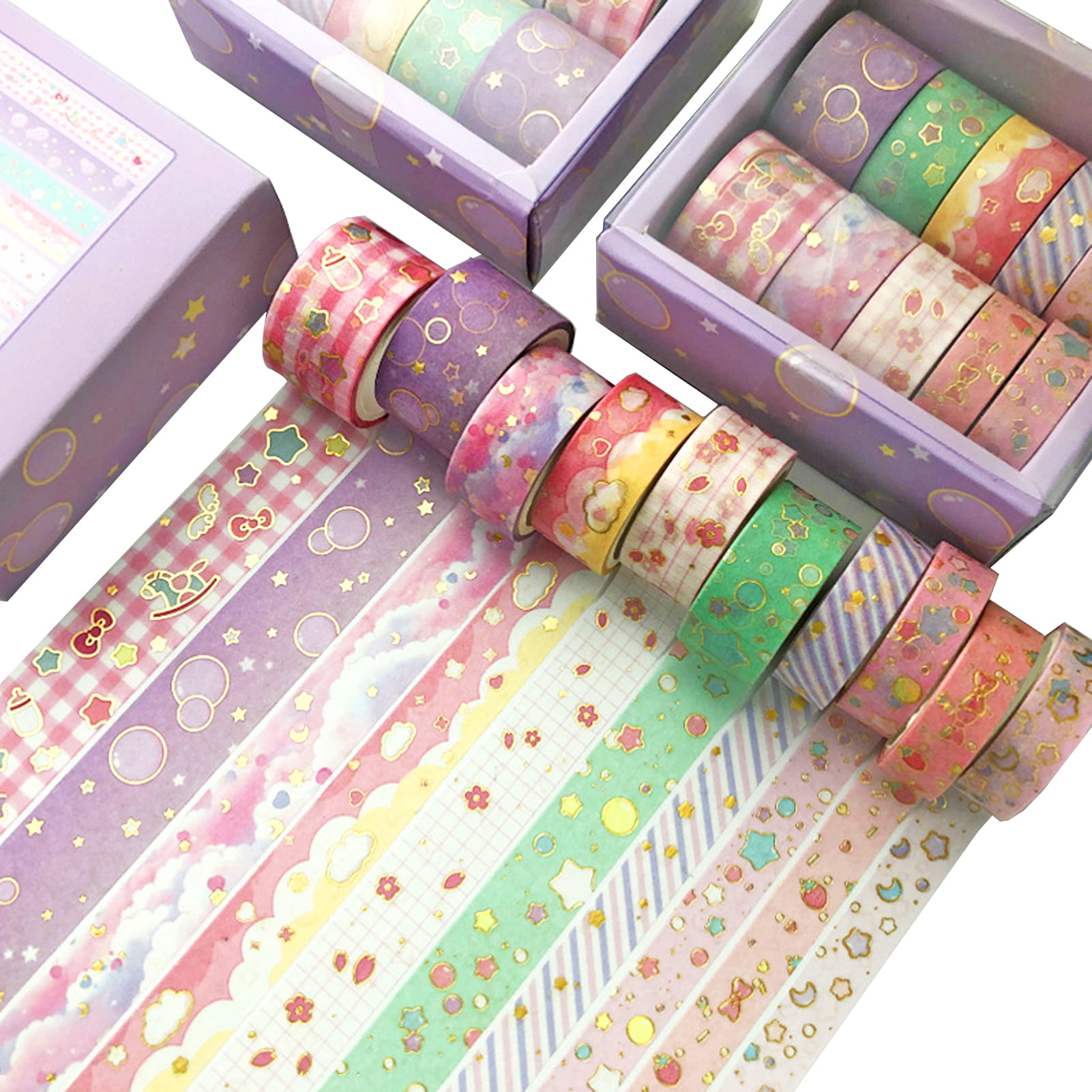 Black and Gold Washi Tape Set