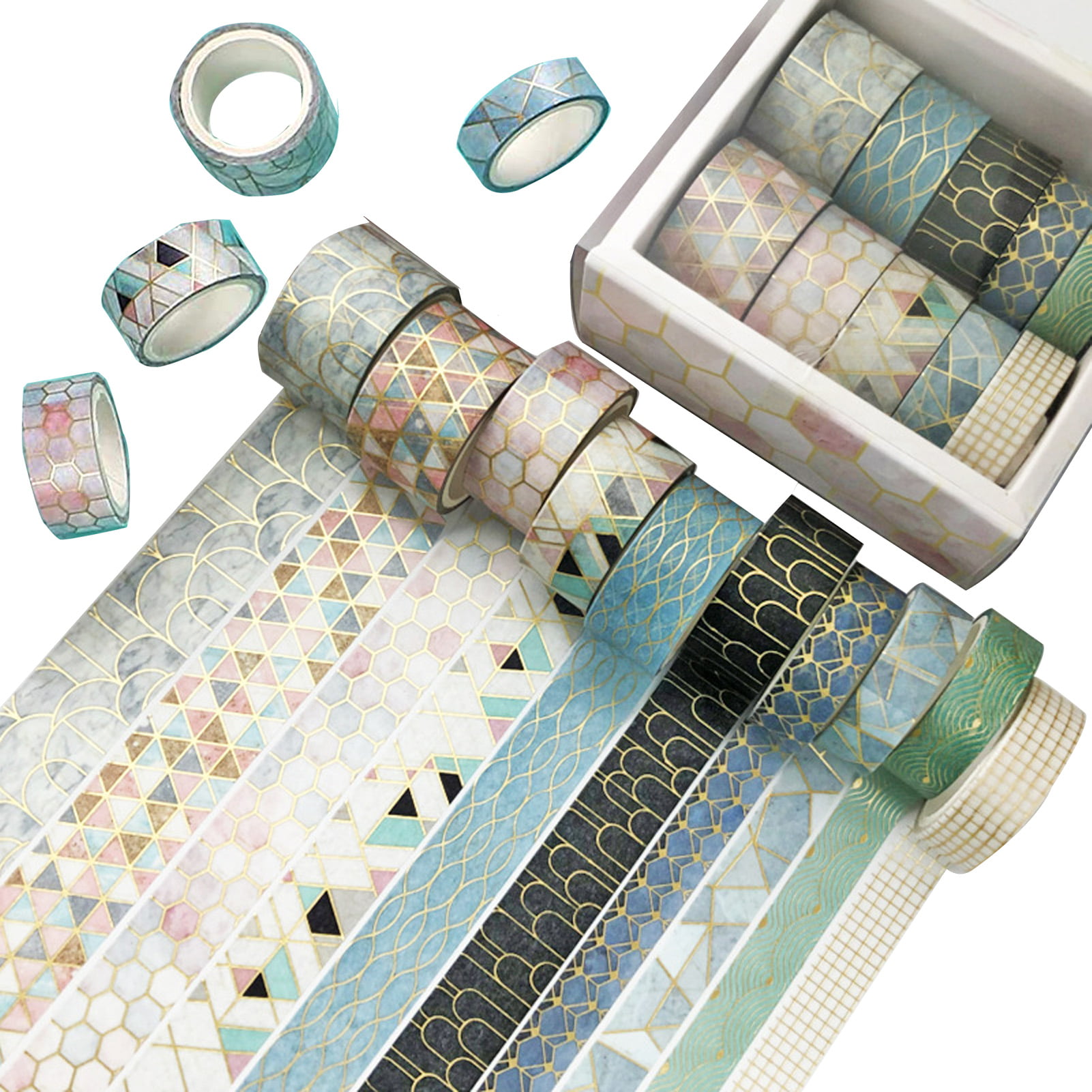 Black and Gold Washi Tape Set