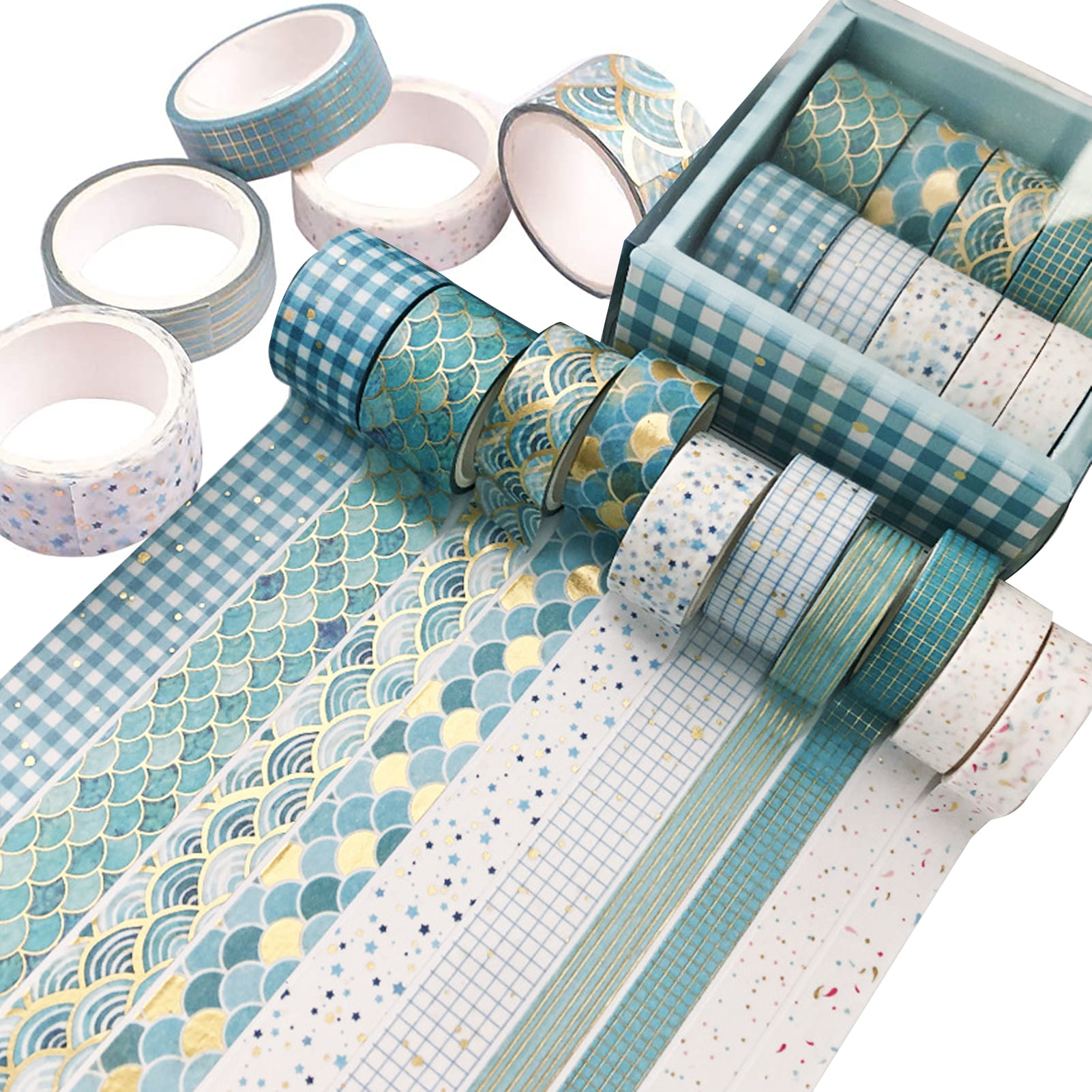 Black and Gold Washi Tape Set