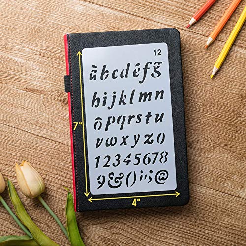 Letter Stencils for Bullet Journaling and More