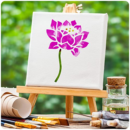 Reusable Flowering Plant Stencils for DIY Home Decor