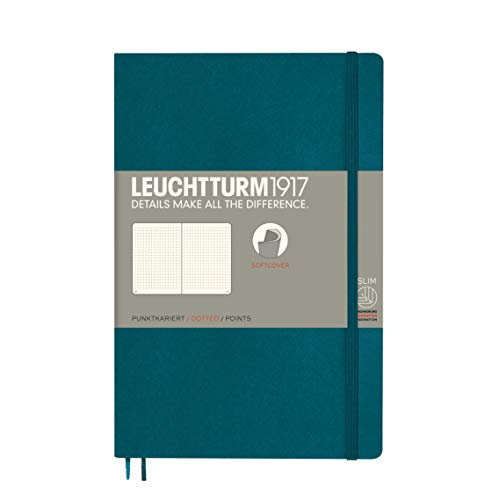 Leuchtturm1917 Pacific Green Dotted Notebook - B6+ size