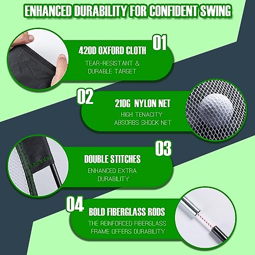 10x7ft Golf Practice Net for Home Use