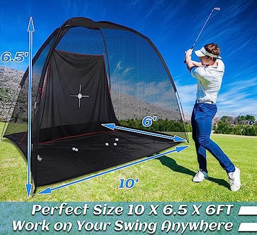 Portable Indoor Golf Practice Net for All Skill Levels