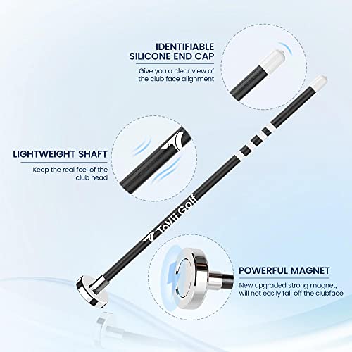 ToVii Magnetic Golf Alignment Rods - Swing Training Aid