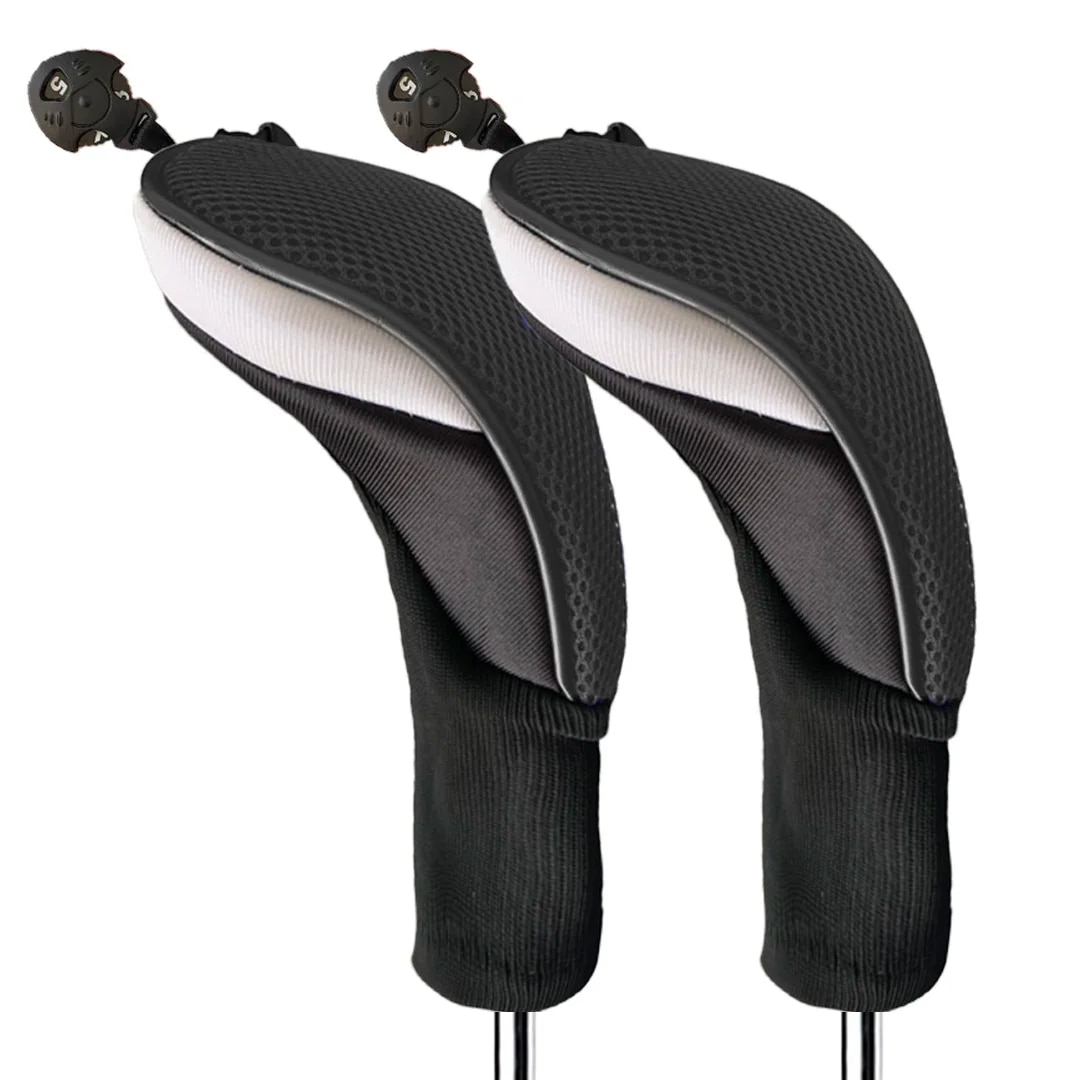 Interchangeable Golf Club Head Covers for Woods & Hybrids