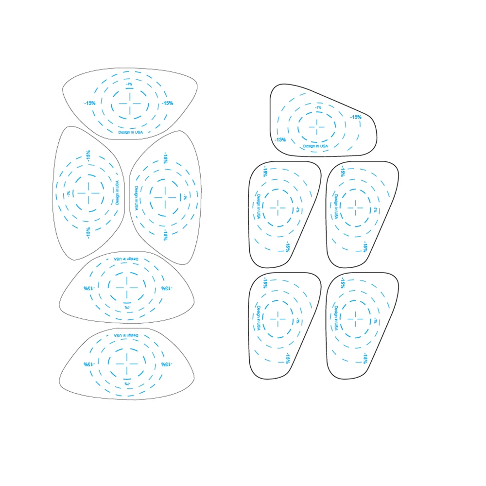 Golf Club Impact Tape Stickers for Swing Practice