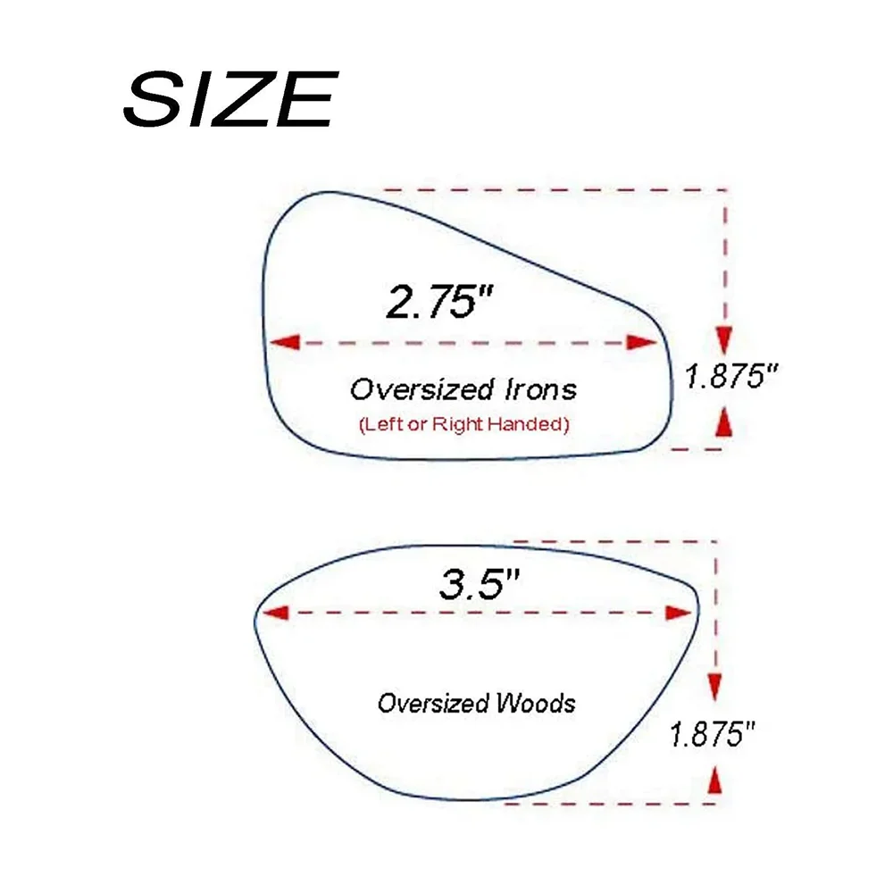 Golf Club Impact Tape Stickers for Swing Practice