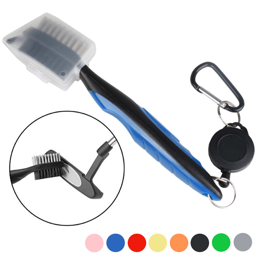 Dual-Sided Golf Club Cleaning Brush with Case