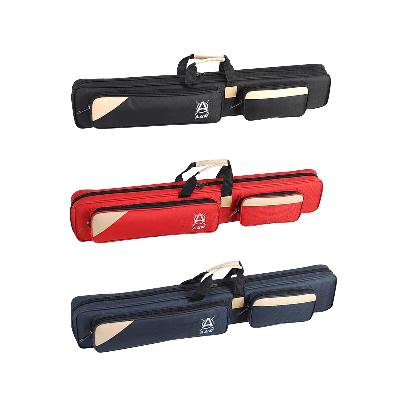 Portable 3x4 Pool Cue Case for Billiards