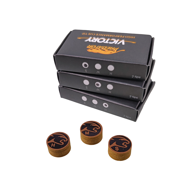 14mm Pool Cue Tips - 2 Pack, 8 Layers