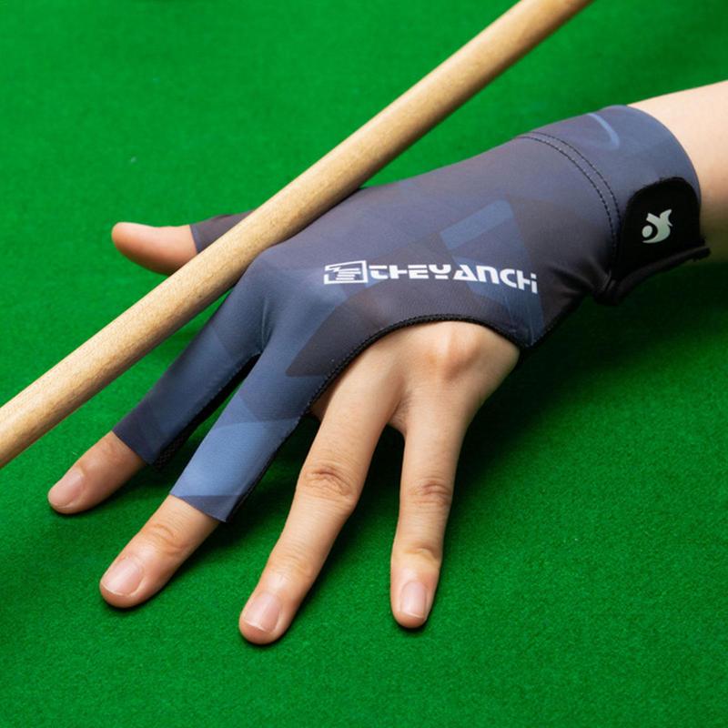 Left Hand Three Finger Billiards Training Glove