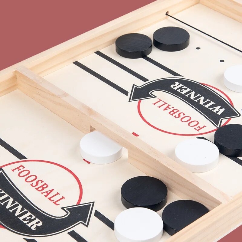 Interactive Wooden Billiard Game for Family Fun