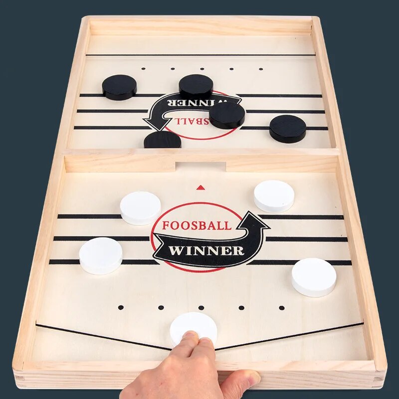 Interactive Wooden Billiard Game for Family Fun