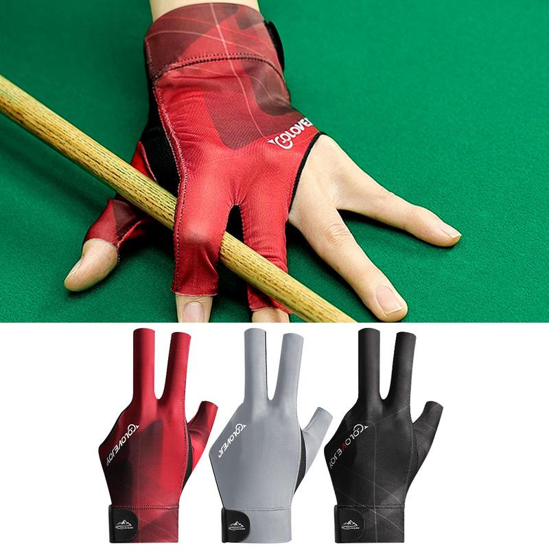 High-Quality Anti-Slip Billiard Gloves - 3 Fingers