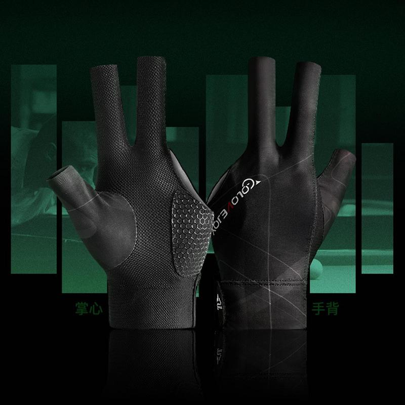 High-Quality Anti-Slip Billiard Gloves - 3 Fingers