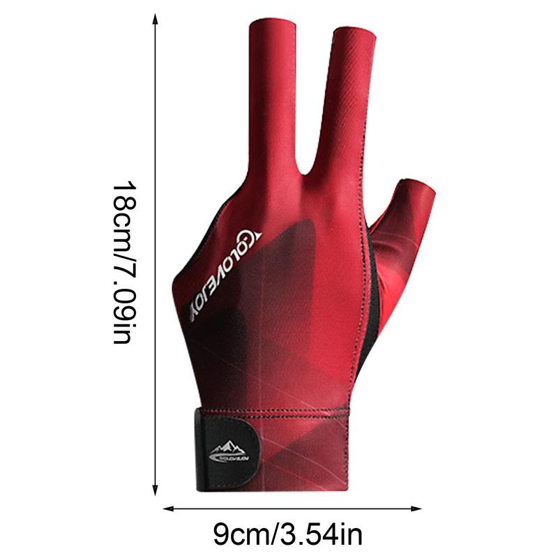 High-Quality Anti-Slip Billiard Gloves - 3 Fingers