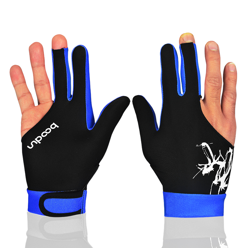 Breathable Three-Finger Billiard Glove for Left Hand