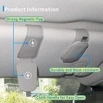 2-Pack Magnetic Sunglass Holders for Jeep Visors