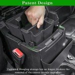 4-Pack Console Organizer for 2018-2023 Jeep Wrangler