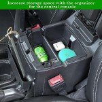 4-Pack Console Organizer for 2018-2023 Jeep Wrangler
