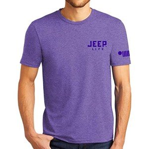 Purple Jeep Life Supersoft Triblend T-Shirt - 2X